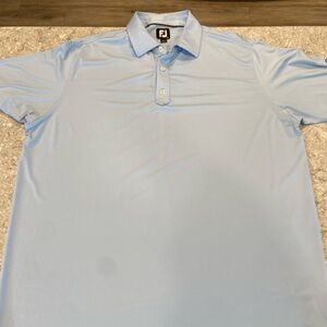 FootJoy Light Blue Polo Shirt—XL